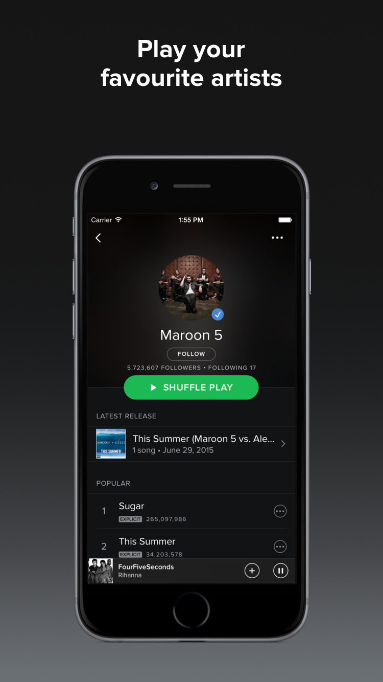 Spotify Ipad 1 App